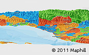 Political Panoramic Map of ZIP code 93001