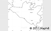 Blank Simple Map of ZIP code 93001