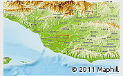 Physical 3D Map of ZIP code 93010
