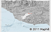 Gray 3D Map of ZIP code 93012