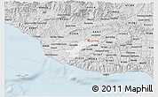 Silver Style 3D Map of ZIP code 93012