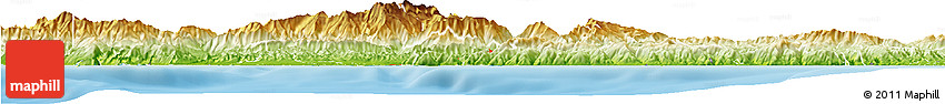 Physical Horizon Map of ZIP Code 93012