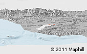 Gray Panoramic Map of ZIP code 93012