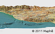 Satellite Panoramic Map of ZIP code 93012