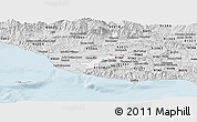 Silver Style Panoramic Map of ZIP code 93012
