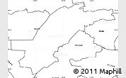 Blank Simple Map of ZIP code 93012