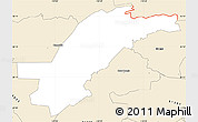 Classic Style Simple Map of ZIP code 93012