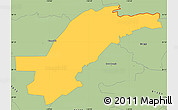 Savanna Style Simple Map of ZIP code 93012