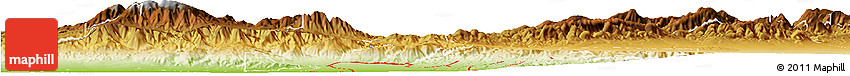 Physical Horizon Map of ZIP Code 93203