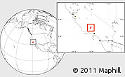 Blank Location Map of ZIP code 93307