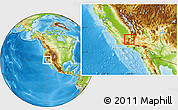 Physical Location Map of ZIP code 93307