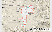 Classic Style Map of ZIP code 93307