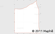 Silver Style Simple Map of ZIP code 93309