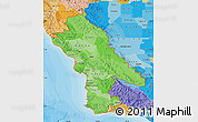 Political Shades Map of ZIP codes starting with 934