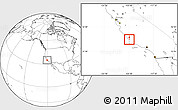 Blank Location Map of ZIP code 93445
