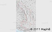 Silver Style 3D Map of ZIP codes starting with 935