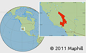 Savanna Style Location Map of ZIP codes starting with 935