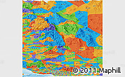 Political Panoramic Map of ZIP codes starting with 935