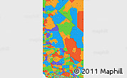 Political Simple Map of ZIP codes starting with 935