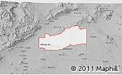 Gray 3D Map of ZIP code 93505
