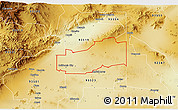 Physical 3D Map of ZIP code 93505