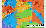 Political Map of ZIP code 93505