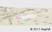 Classic Style Panoramic Map of ZIP code 93505