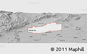 Gray Panoramic Map of ZIP code 93505