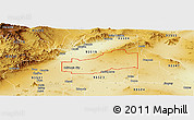 Physical Panoramic Map of ZIP code 93505