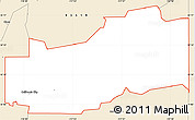 Classic Style Simple Map of ZIP code 93505