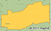Savanna Style Simple Map of ZIP code 93505