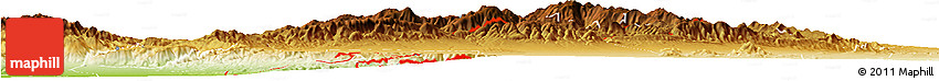 Physical Horizon Map of ZIP Code 93561