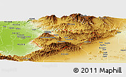 Physical Panoramic Map of ZIP code 93561