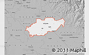 Gray Map of ZIP code 93610