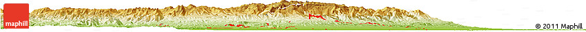 Physical Horizon Map of ZIP Code 93640