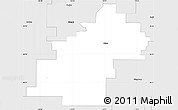Silver Style Simple Map of ZIP code 93662