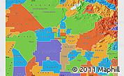 Political Map of ZIP code 93703