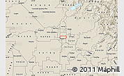 Shaded Relief Map of ZIP code 93703
