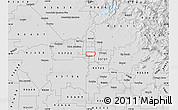 Silver Style Map of ZIP code 93703