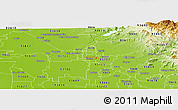Physical Panoramic Map of ZIP code 93703