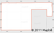 Silver Style Simple Map of ZIP code 93710