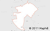 Silver Style Simple Map of ZIP code 93907
