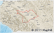 Shaded Relief 3D Map of ZIP code 93960