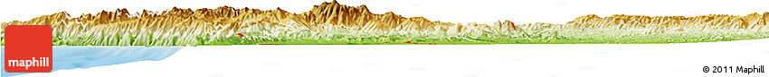 Physical Horizon Map of ZIP Code 93960
