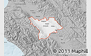 Gray Map of ZIP code 93960