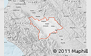 Silver Style Map of ZIP code 93960