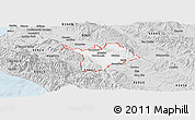 Silver Style Panoramic Map of ZIP code 93960