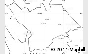 Blank Simple Map of ZIP code 93960