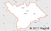 Silver Style Simple Map of ZIP code 93960