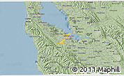 Savanna Style 3D Map of ZIP code 94025